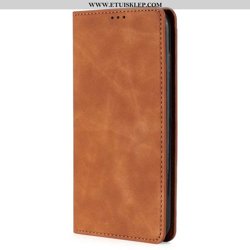 Etui Na Telefon do Oppo Find X5 Pro Etui Folio Dotyk Skóry